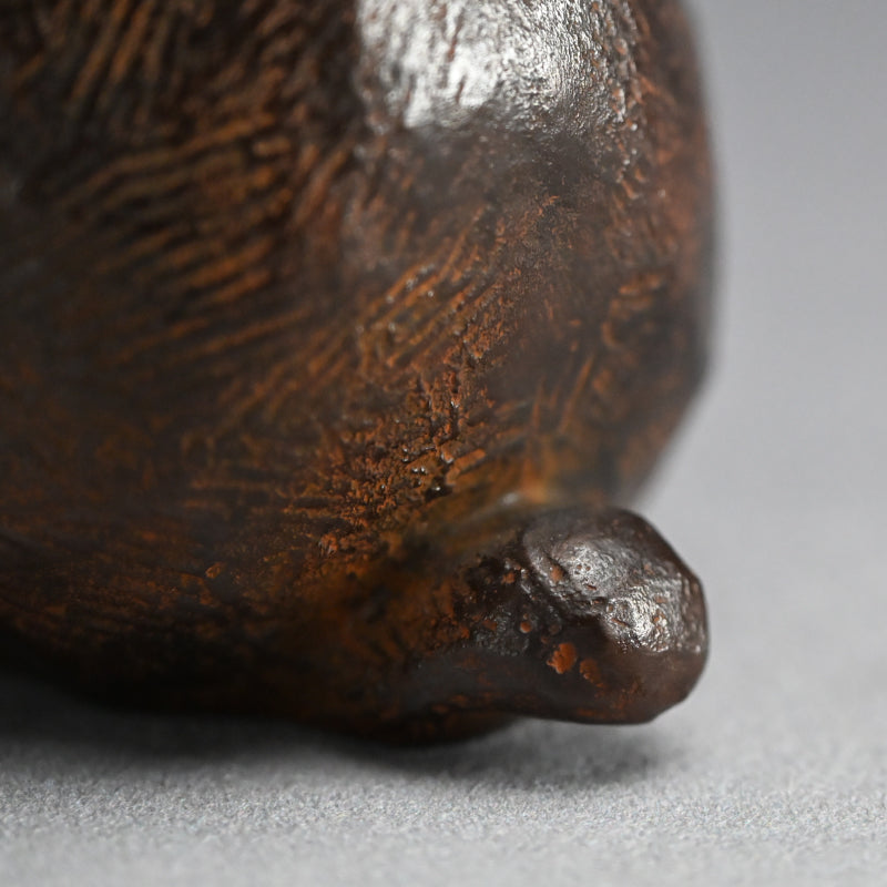Japanese Bronze Rabbit Sculpture ー津田 永寿 “喜楽”