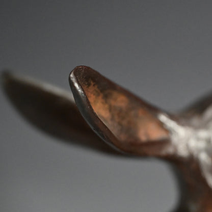 Japanese Bronze Rabbit Sculpture ー津田 永寿 “喜楽”
