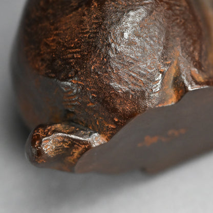 Japanese Bronze Rabbit Sculpture ー津田 永寿 “喜楽”