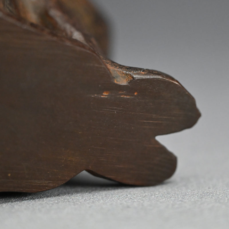 Japanese Bronze Rabbit Sculpture ー津田 永寿 “喜楽”