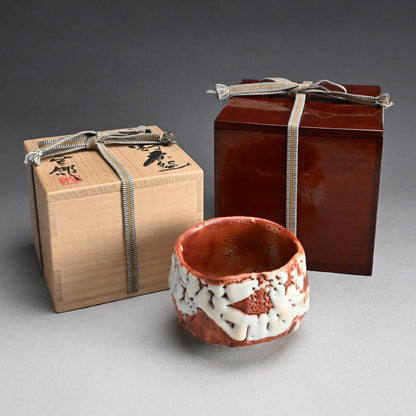 Akashino Chawan Tea Bowl ー林 正太郎 “赤志野茶盌”