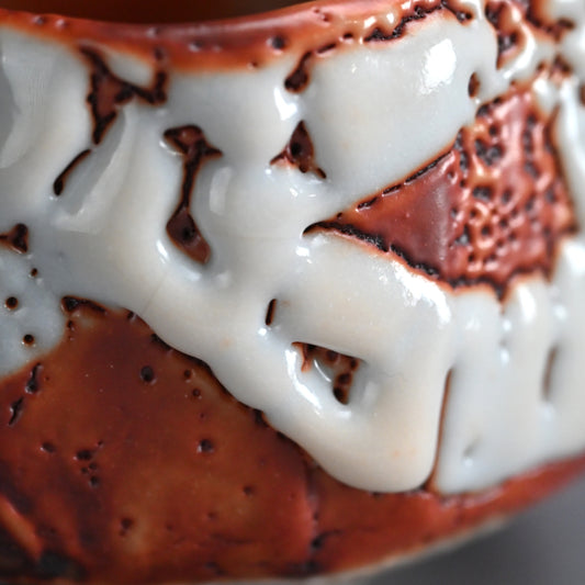 Akashino Chawan Tea Bowl ー林 正太郎 “赤志野茶盌”