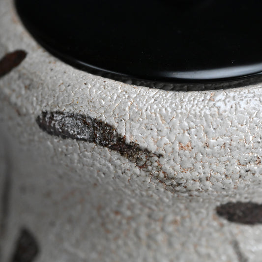 Karatsu Mizusashi for Maccha Tea Ceremony ー西岡 小十 “繪唐津 耳付水指”