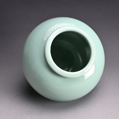 Kozan Celadon Vase ー宮川 (真葛) 香山 “青磁釉 花瓶”