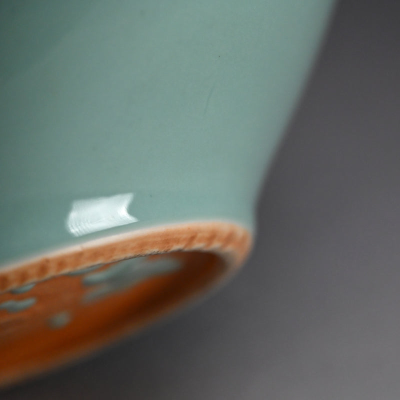 Kozan Celadon Vase ー宮川 (真葛) 香山 “青磁釉 花瓶”