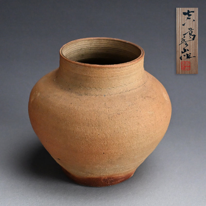Rare Nanban Tea Room Vase ー初代 宮川 (真葛) 香山 “南蛮意 花瓶"