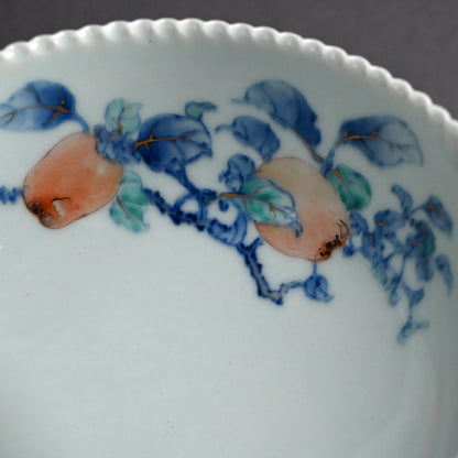 Kozan Bowl, Chinese Quince ー初代 宮川 (真葛) 香山 "菓子器"