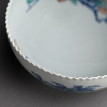 Kozan Bowl, Chinese Quince ー初代 宮川 (真葛) 香山 "菓子器"