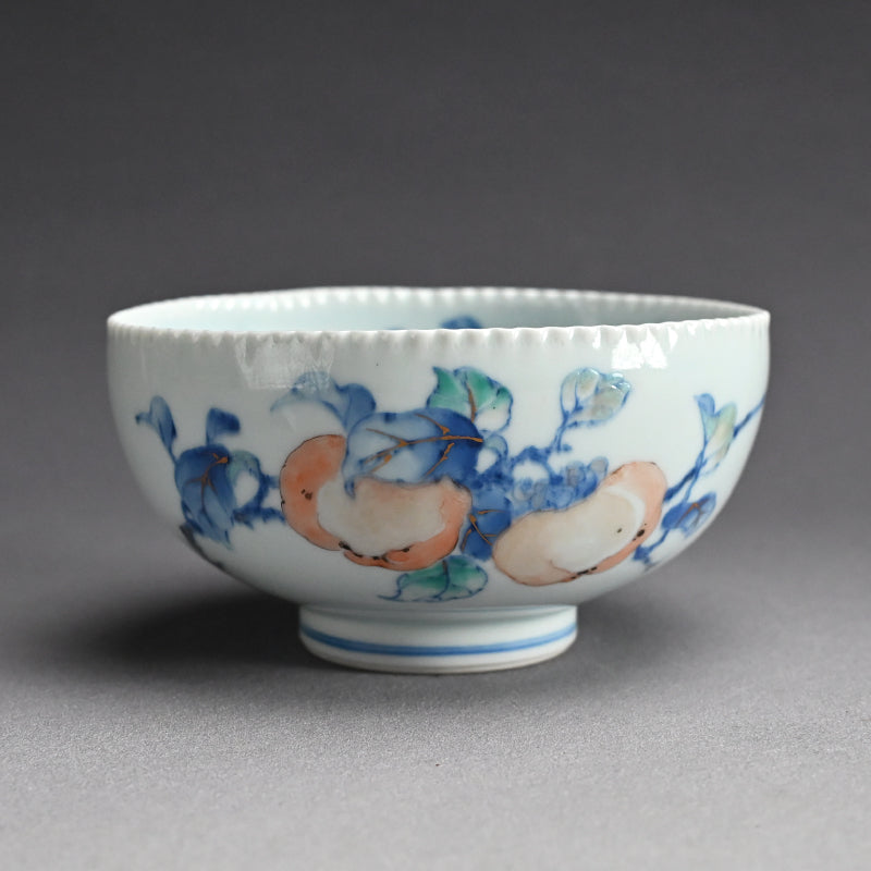 Kozan Bowl, Chinese Quince ー初代 宮川 (真葛) 香山 "菓子器"