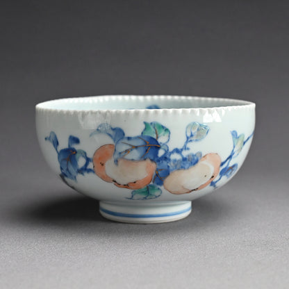 Kozan Bowl, Chinese Quince ー初代 宮川 (真葛) 香山 "菓子器"
