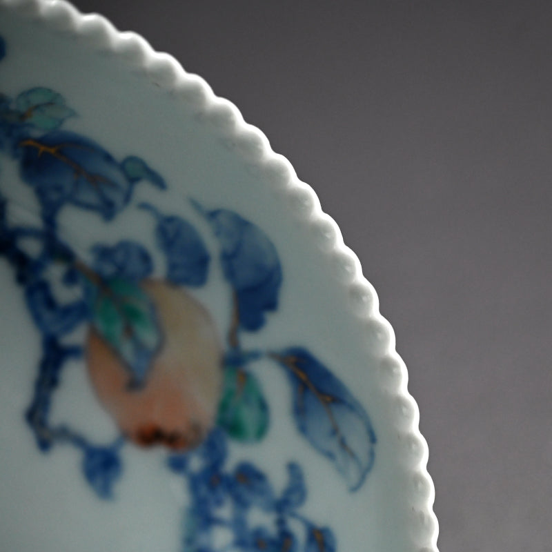 Kozan Bowl, Chinese Quince ー初代 宮川 (真葛) 香山 "菓子器"