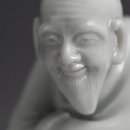 Porcelain Figurine ー宮川 (真葛) 香山 “白磁老子 置物”