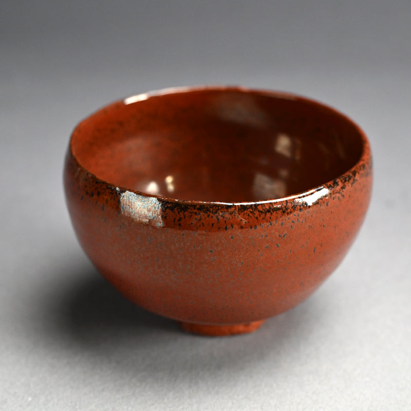 Aka-Tenmoku Chawan Tea Bowl ー木村 盛和 “赤天目茶盌”