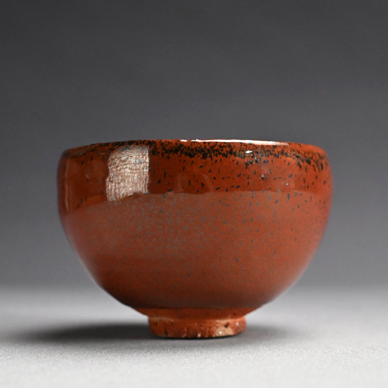 Aka-Tenmoku Chawan Tea Bowl ー木村 盛和 “赤天目茶盌”