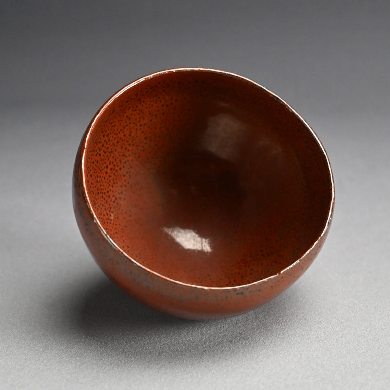Aka-Tenmoku Chawan Tea Bowl ー木村 盛和 “赤天目茶盌”