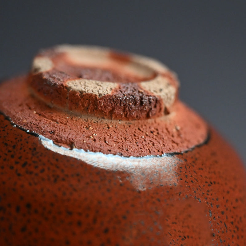 Aka-Tenmoku Chawan Tea Bowl ー木村 盛和 “赤天目茶盌”