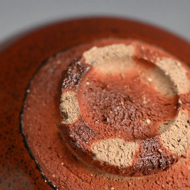 Aka-Tenmoku Chawan Tea Bowl ー木村 盛和 “赤天目茶盌”