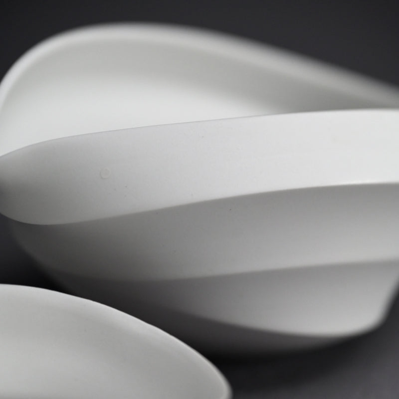 Radiant White Sake set ー馬場 麟汰郎 “白磁酒器 皎”