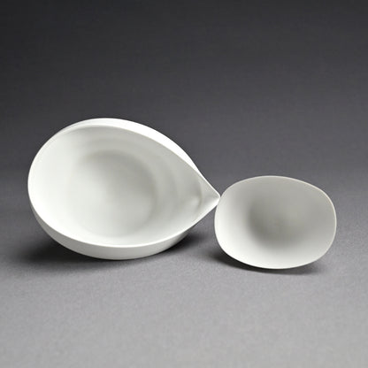 Radiant White Sake set ー馬場 麟汰郎 “白磁酒器 皎”