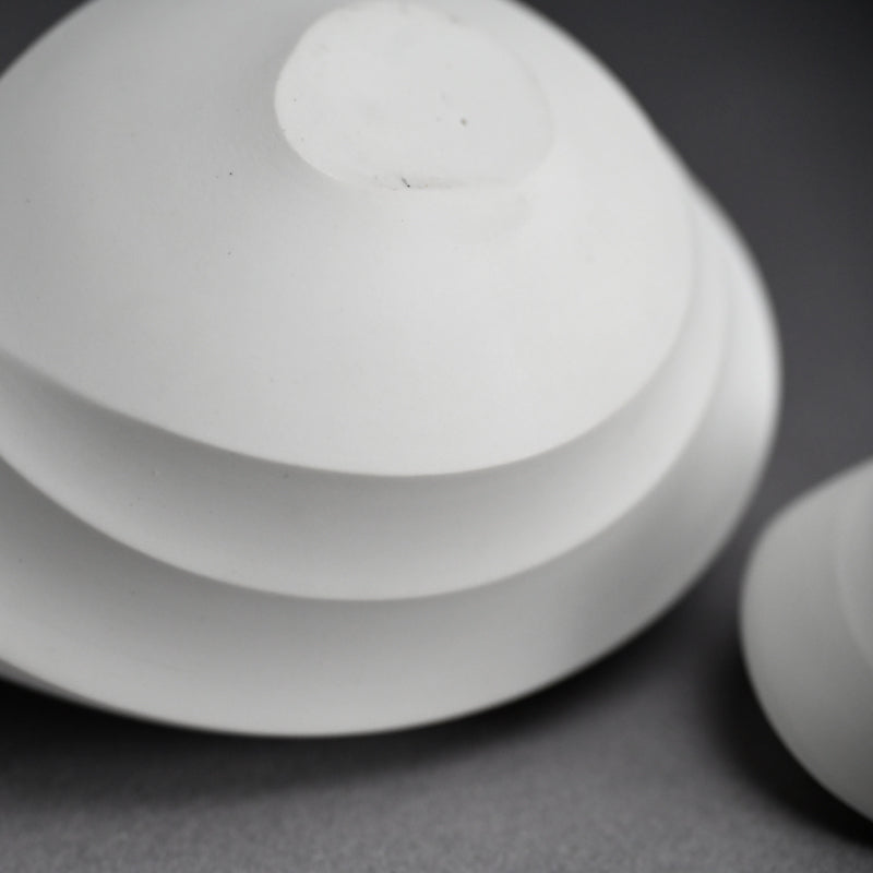 Radiant White Sake set ー馬場 麟汰郎 “白磁酒器 皎”