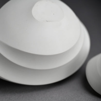 Radiant White Sake set ー馬場 麟汰郎 “白磁酒器 皎”
