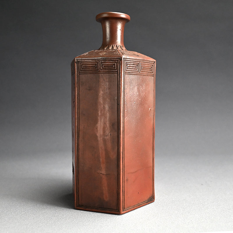 Edo period Bizen Rokkaku Bin Vase