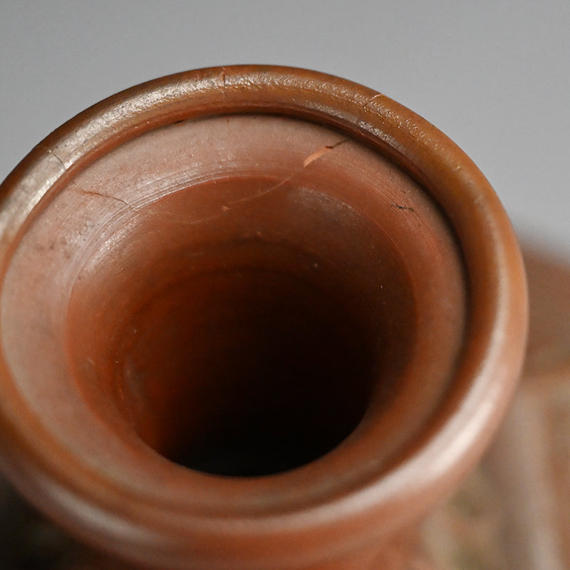 Edo period Bizen Rokkaku Bin Vase