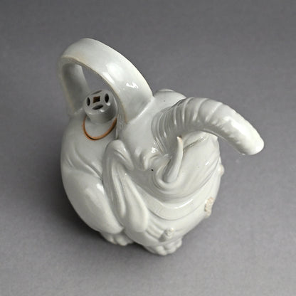 Antique Japanese Ceramic Elephant Suichu Decanter