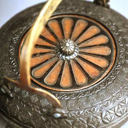 Pr. Mid Edo period Iron Sake Kettles, 1760
