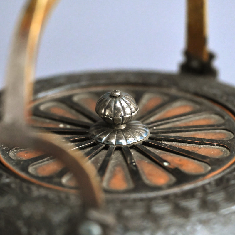 Pr. Mid Edo period Iron Sake Kettles, 1760