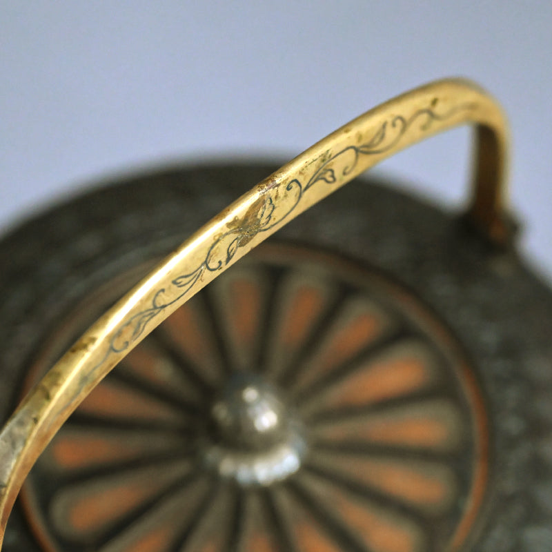 Pr. Mid Edo period Iron Sake Kettles, 1760