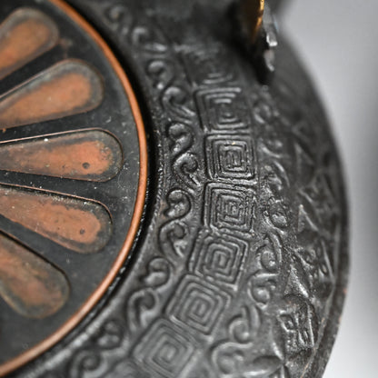Pr. Mid Edo period Iron Sake Kettles, 1760