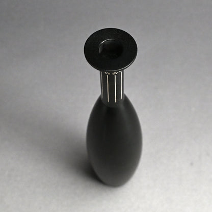 Silver Inlay Bronze Vase by LNT ー中川 衛 “銀象嵌花器芽生え”