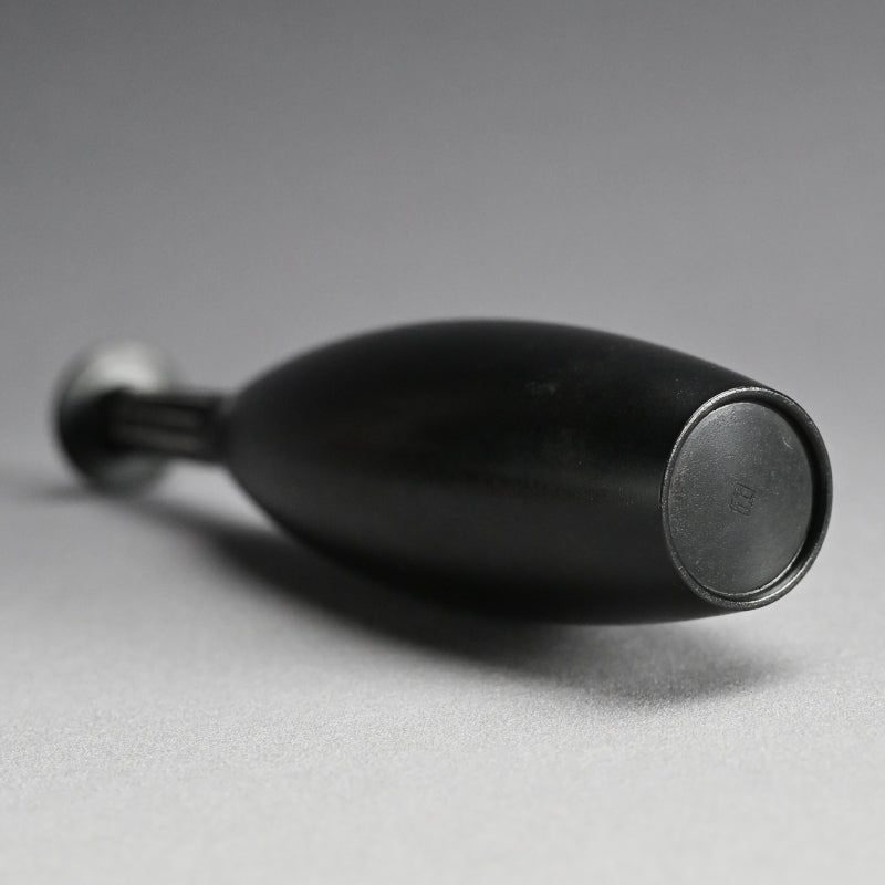 Silver Inlay Bronze Vase by LNT ー中川 衛 “銀象嵌花器芽生え”