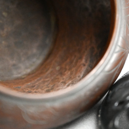 Antique Silver & Copper Koro Incense Burner