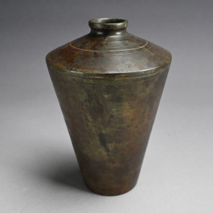 Antique Japanese Bronze vase ー初代 中島保美 “鋳銅花瓶”