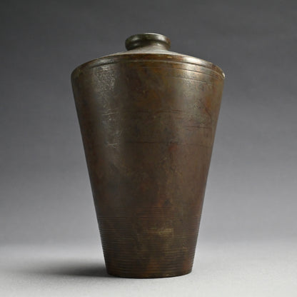 Antique Japanese Bronze vase ー初代 中島保美 “鋳銅花瓶”