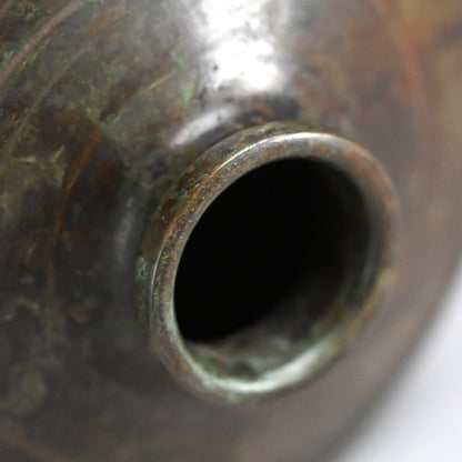 Antique Japanese Bronze vase ー初代 中島保美 “鋳銅花瓶”