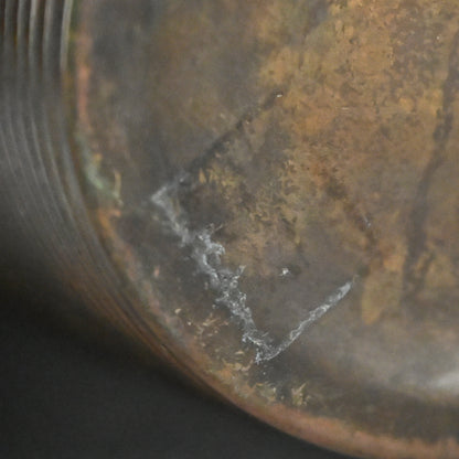 Antique Japanese Bronze vase ー初代 中島保美 “鋳銅花瓶”