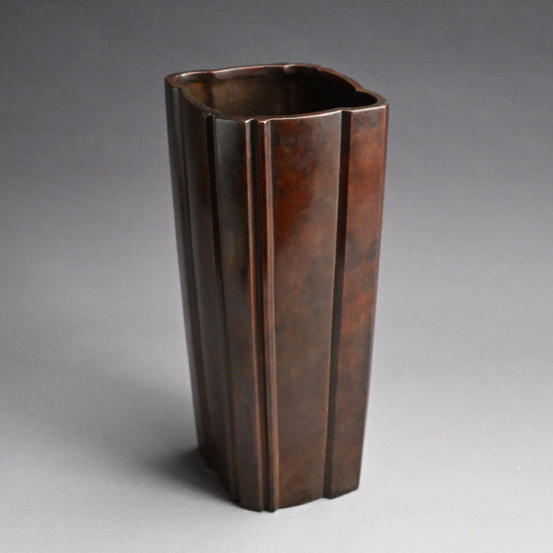 Antique Art-Deco Bronze vase ー中島 保美