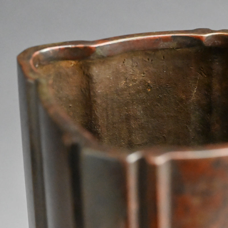 Antique Art-Deco Bronze vase ー中島 保美