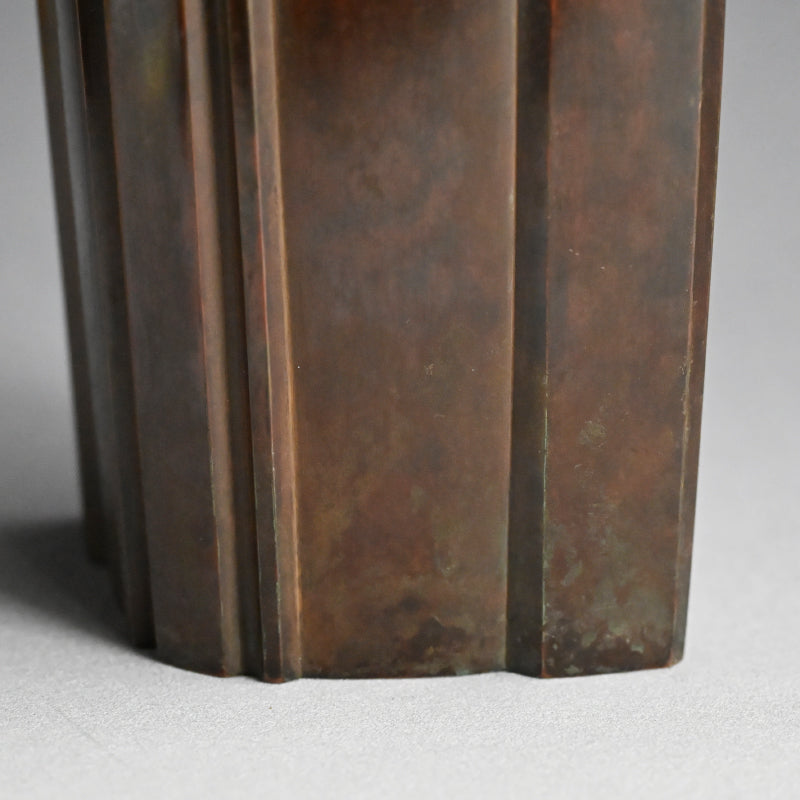 Antique Art-Deco Bronze vase ー中島 保美