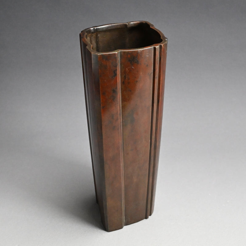 Antique Art-Deco Bronze vase ー中島 保美