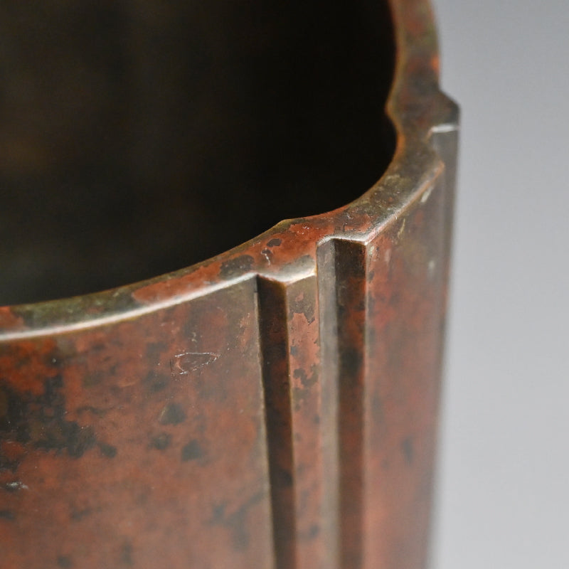 Antique Art-Deco Bronze vase ー中島 保美