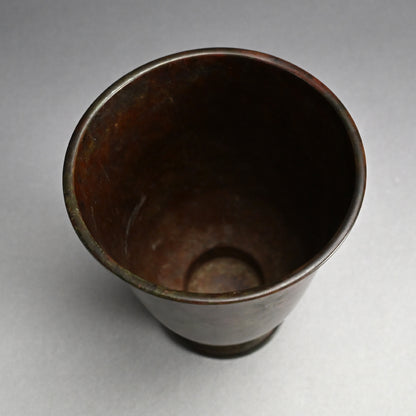 Antique Bronze Vase by Nakajima Yasumi I ー初代 中島 保美 “鋳銅花瓶"