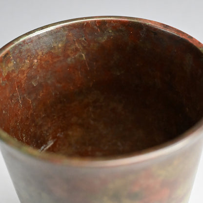 Antique Bronze Vase by Nakajima Yasumi I ー初代 中島 保美 “鋳銅花瓶"