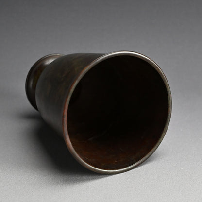 Antique Bronze Vase by Nakajima Yasumi I ー初代 中島 保美 “鋳銅花瓶"
