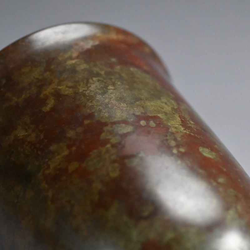 Antique Bronze Vase by Nakajima Yasumi I ー初代 中島 保美 “鋳銅花瓶"