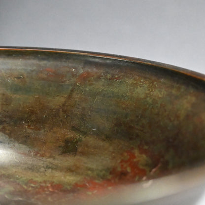 Footed Art-Deco Bronze Vase ー初代 中島 保美 “青銅花器”