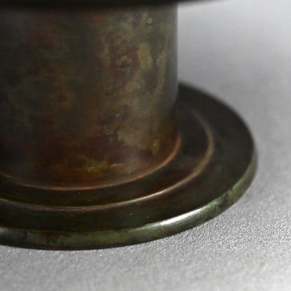 Footed Art-Deco Bronze Vase ー初代 中島 保美 “青銅花器”